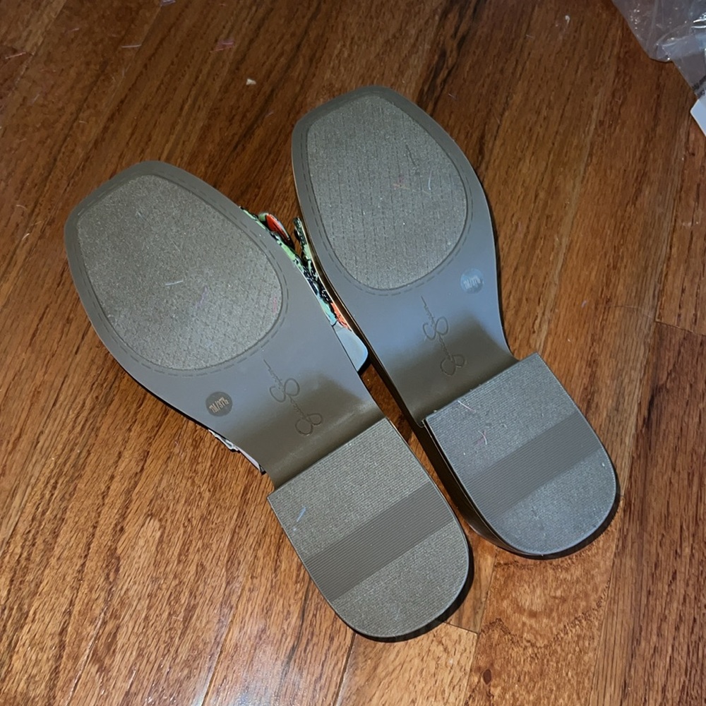 NEW IN BOX Jessica Simpson Women’s Resima Lily Of Jungle Platform Sandal Size 7 - Picture 5 of 8